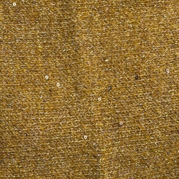 Soft Mustard Sparkly Knit Shawl Wrap Scarf - Picture 3 of 3